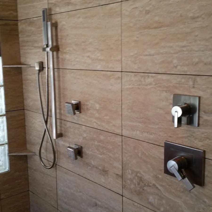 Shower fixture installation for Water Heater Replacement in Mascoutah